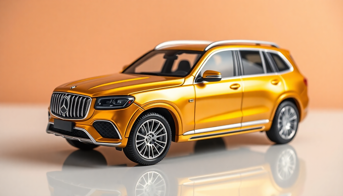 Discover the Exhilarating World of Maybach AMG GLS600 Metal Car Toys for Kids 1:24 - Golden