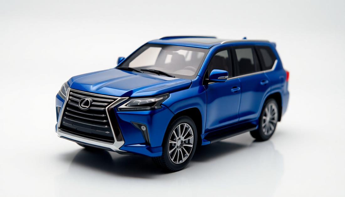 Discover the Thrill of Lexus LX570 Metal Car Toys for Kids 1:24 - Blue