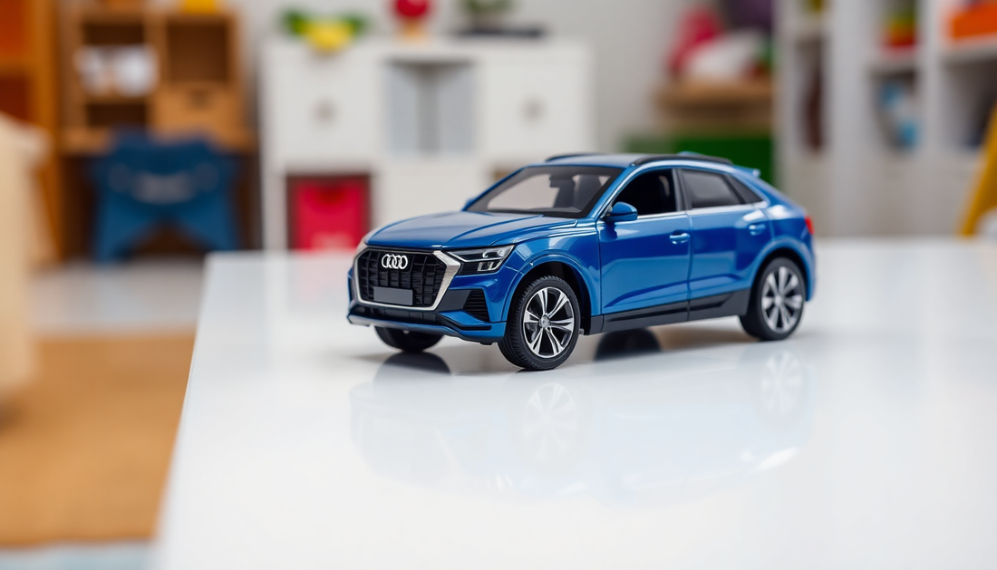 Discover the Audi Q8 Metal Car Toys for Kids 1:32 - Blue