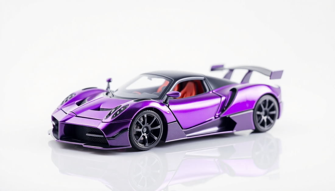 Discover the Thrill of Pagani Metal Car Toys for Kids 1:24 - Purple