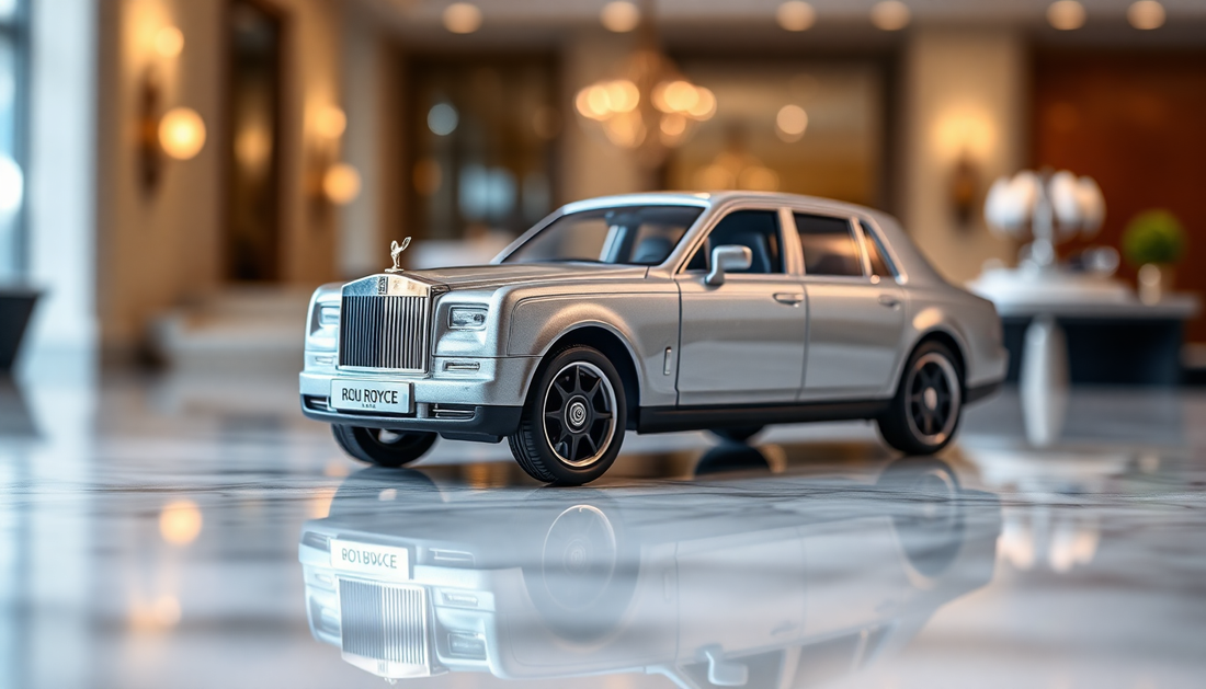Discover the Elegance of the Rolls Royce Phantom Metal Car Toy for Kids