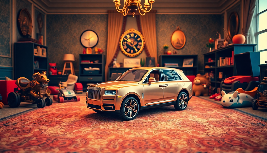 Discover the Luxury of Rolls-Royce Cullinan Metal Car Toys for Kids