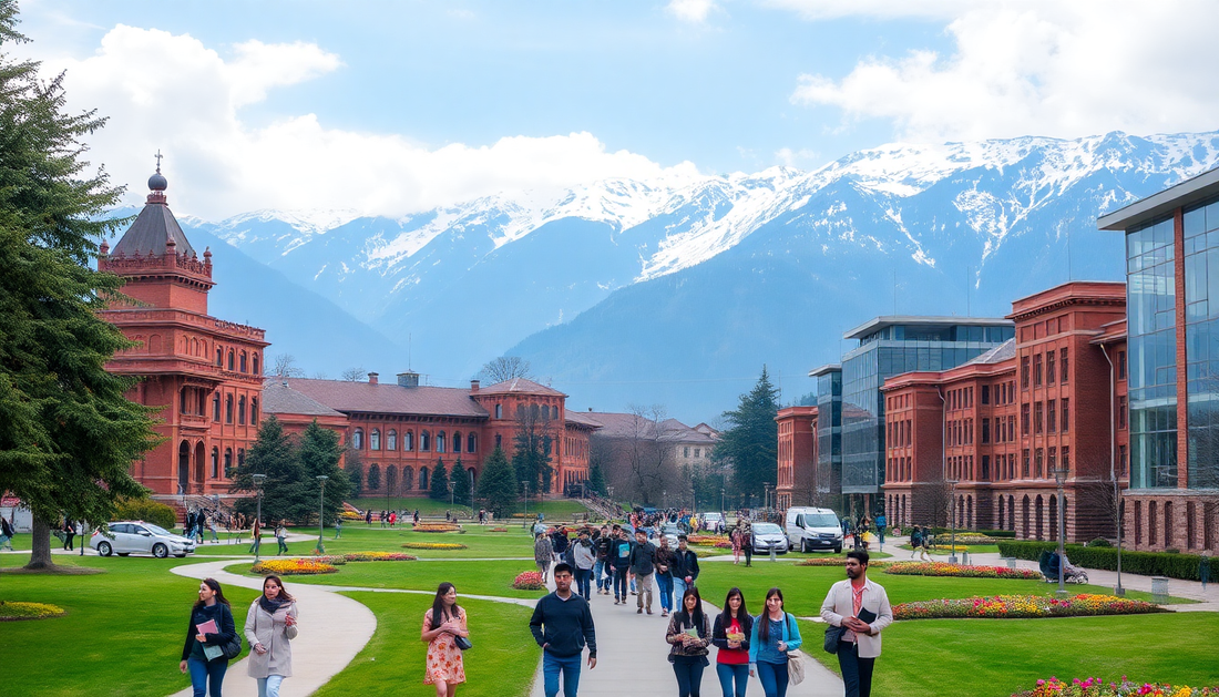 Exploring the Vibrant Campus Life at Kashmir University
