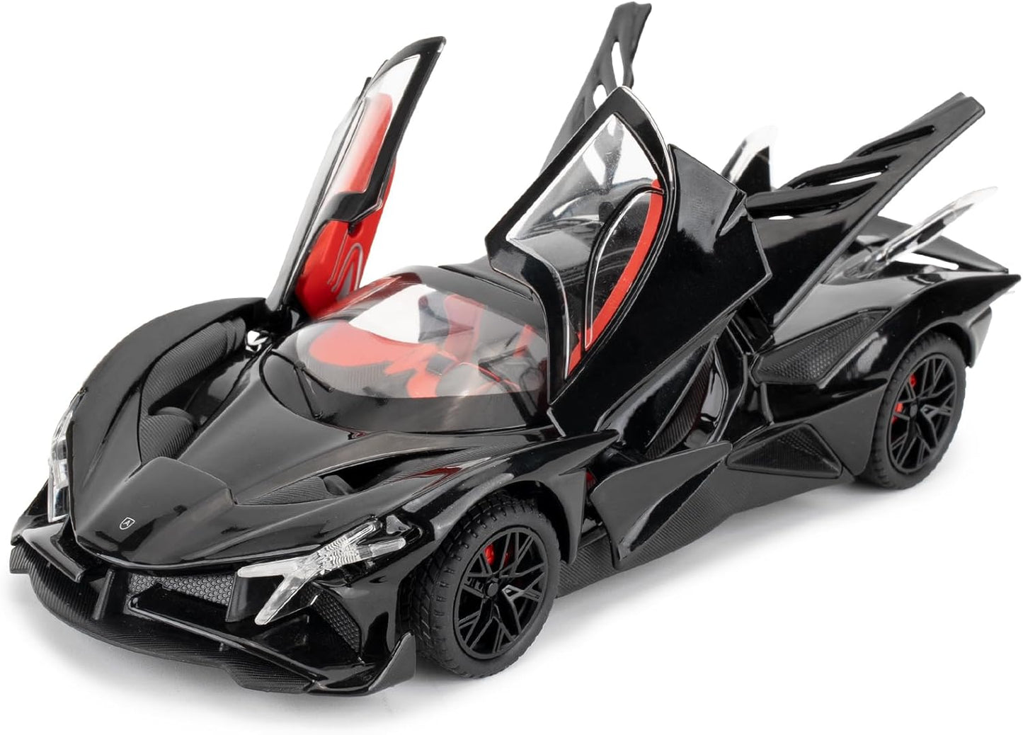 Apollo Evo Metal Car Toys For Kids 1:24 - Black