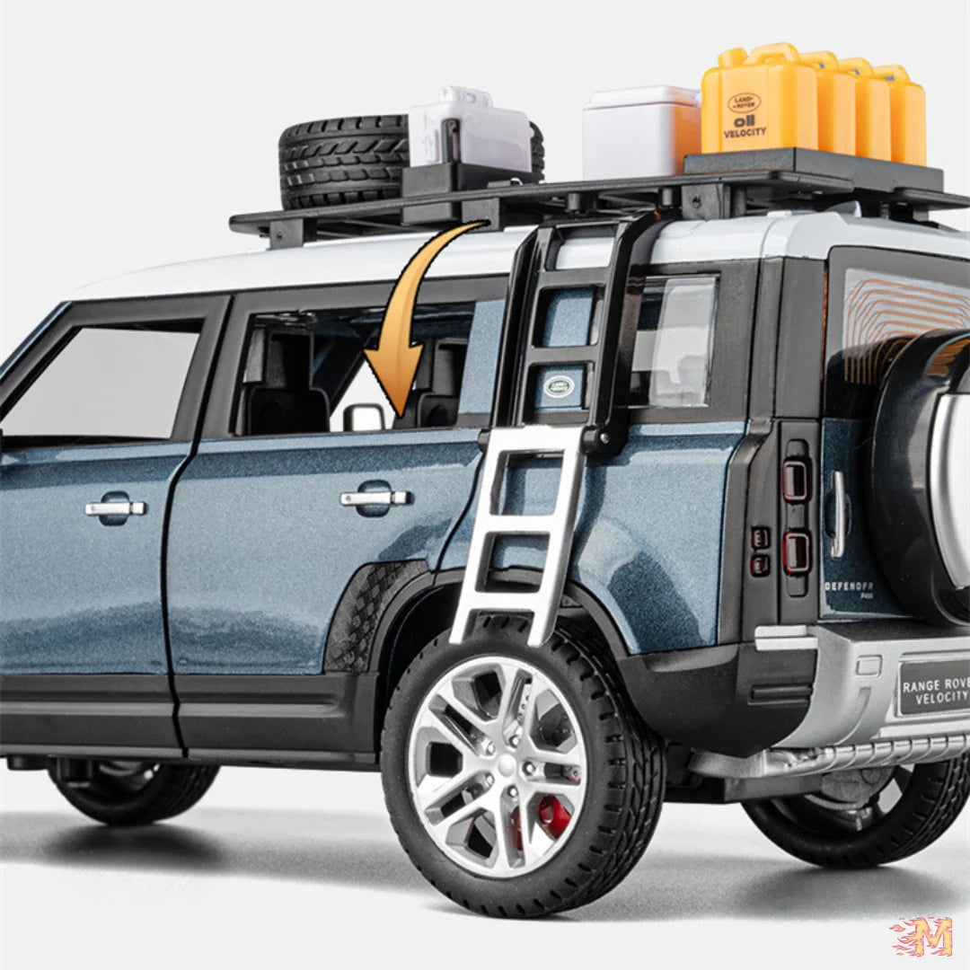Authorized Land Rover Defender Metal Car Toys For Kids 1:24 - Blue