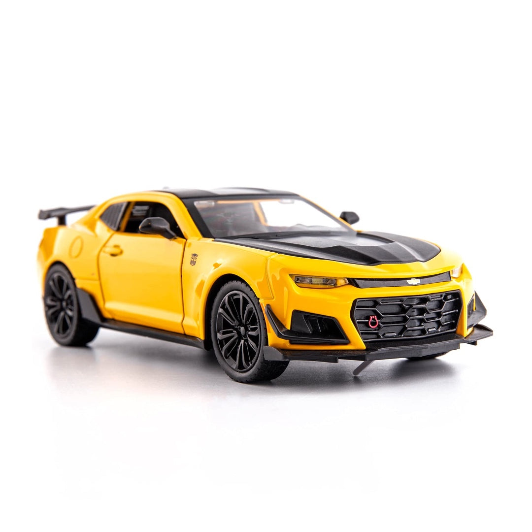 Bumblebee Chevrolet Metal Car Toys For Kids 1:32 - Yellow