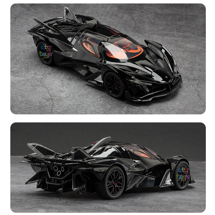 Apollo Evo Metal Car Toys For Kids 1:24 - Black