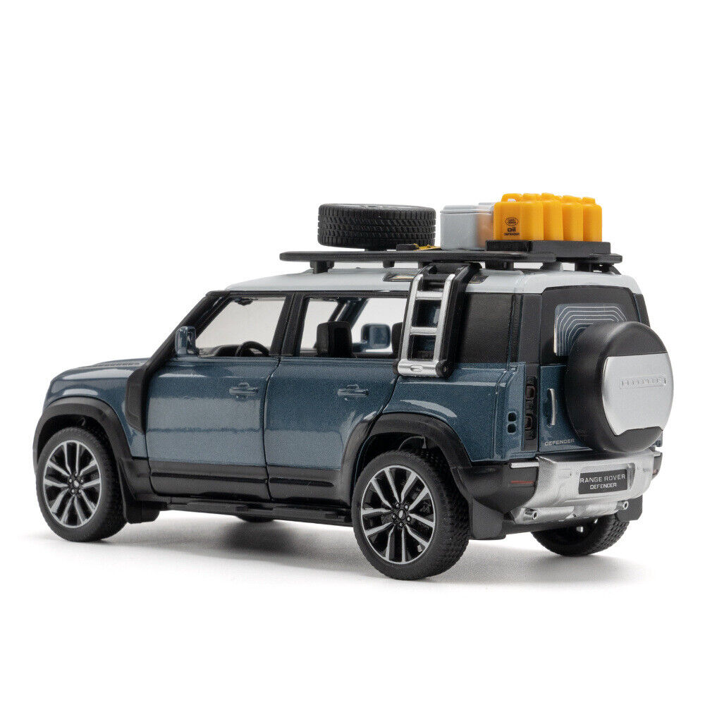 Authorized Land Rover Defender Metal Car Toys For Kids 1:24 - Blue