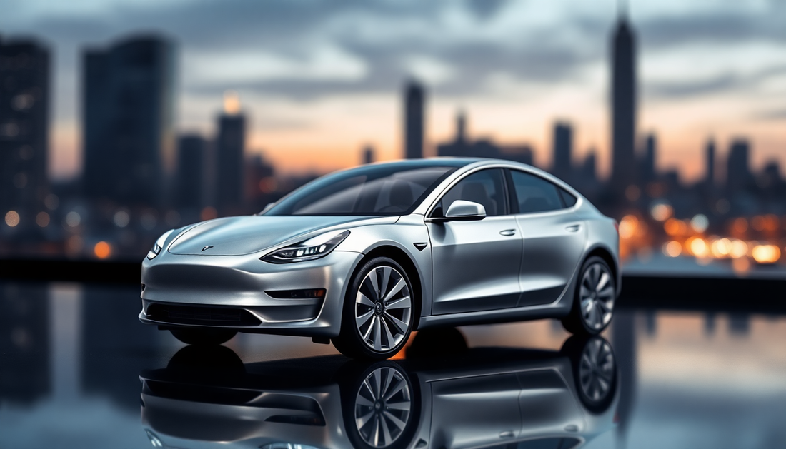 Discover the Thrill of Metal Car Toys: Tesla Model 3 1:24 Scale Diecast Replica