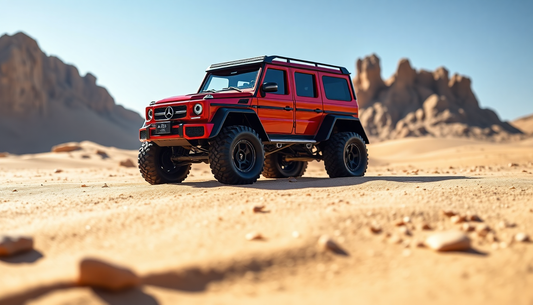 Unleash the Power of the Mercedes Benz G-63 AMG 6x6 Off Road 1:24 [Red] Toy