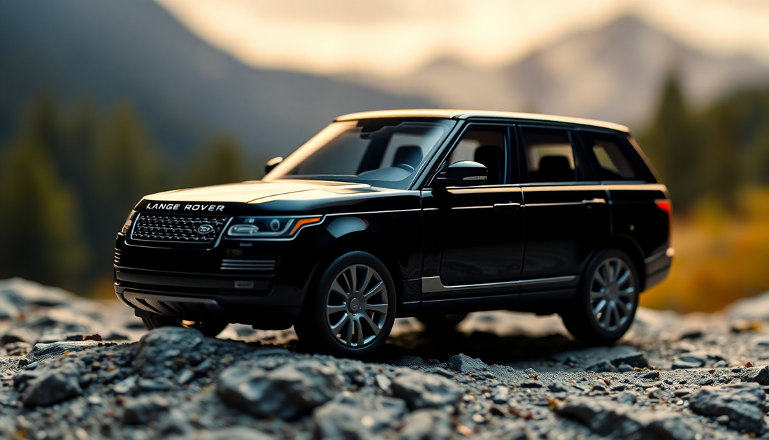 Discover the Thrill of Driving with Land Rover Range Rover Metal Car Toys for Kids 1:32 [Black]