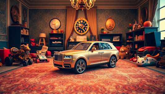 Discover the Luxury of Rolls-Royce Cullinan Metal Car Toys for Kids