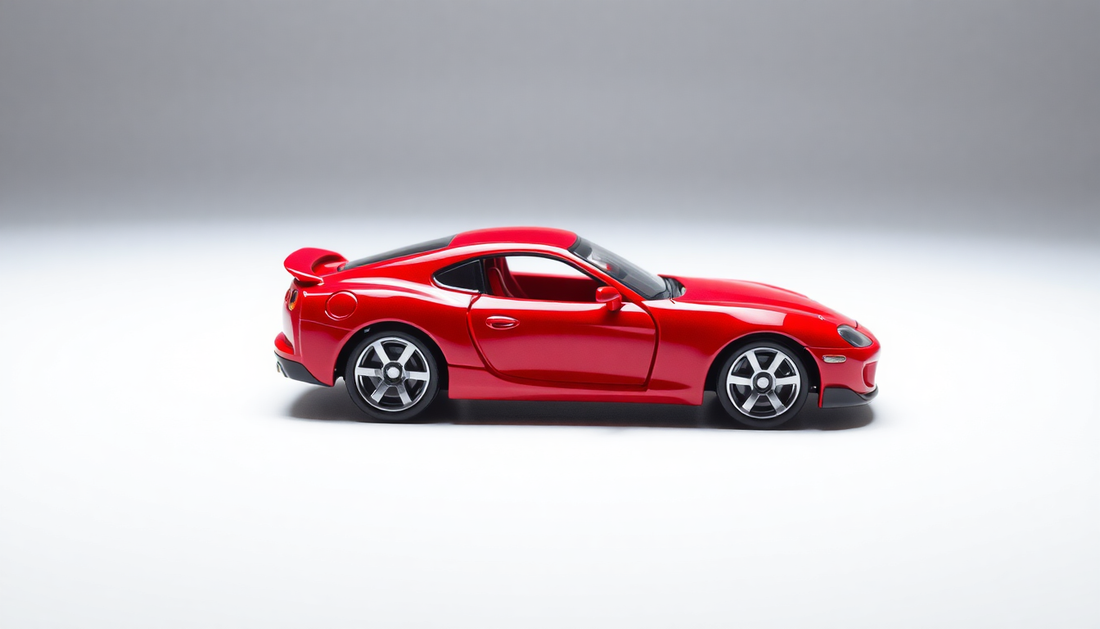 Discover the Thrill of Toyota Nissan Supra Metal Car Toys for Kids 1:32 [Red]