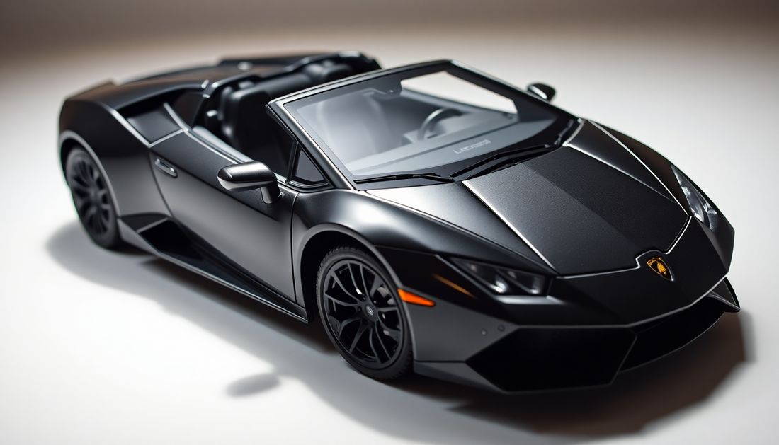 Unleash the Power of Lambo Sports Car Metal Car Toys for Kids 1:24 - Black