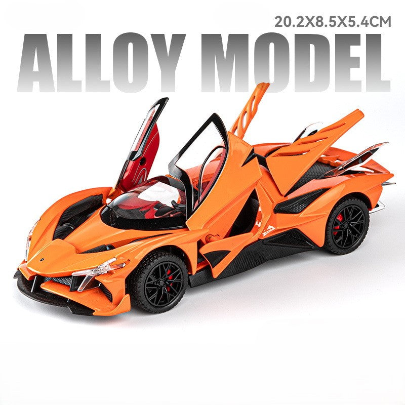 Apollo Evo Metal Car Toys For Kids 1:24 - Orange