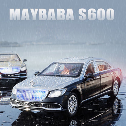 Maybach Amg Gls600 Metal Car Toys For Kids 1:24 - Silver