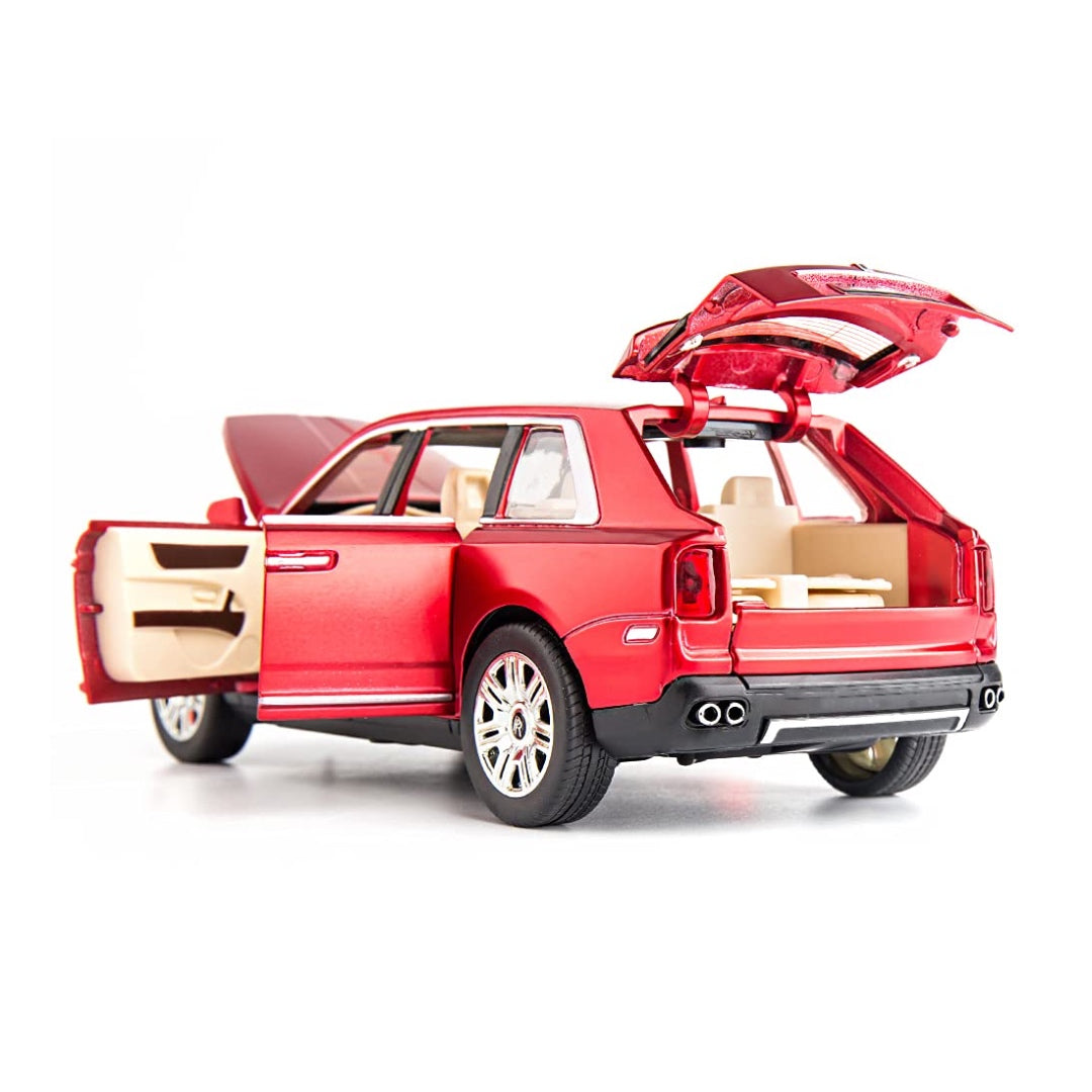 Rolls Royce Cullinan Model Metal Car Toys For Kids 1:24 - Red