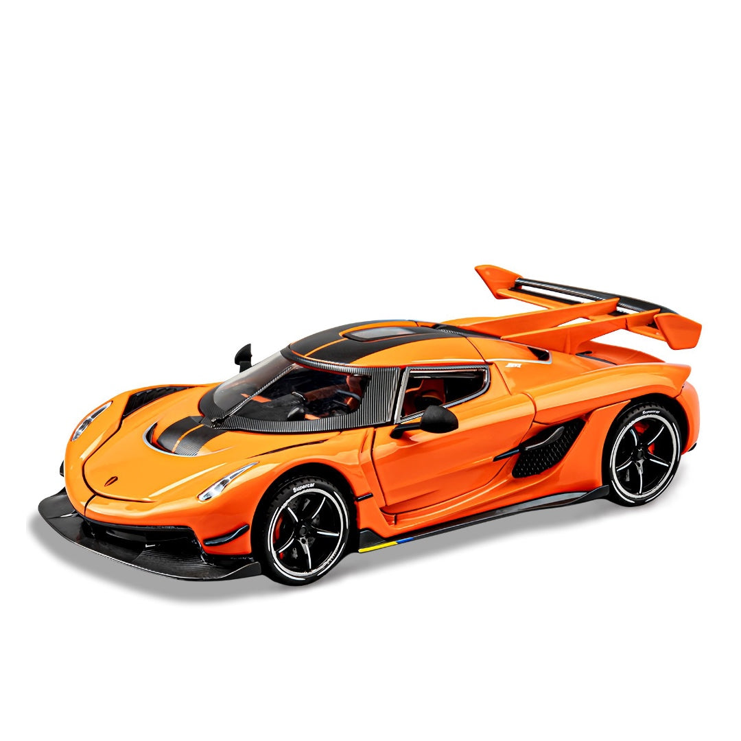 Koenigsegg One Metal Car Toys For Kids 1:24 - Orange