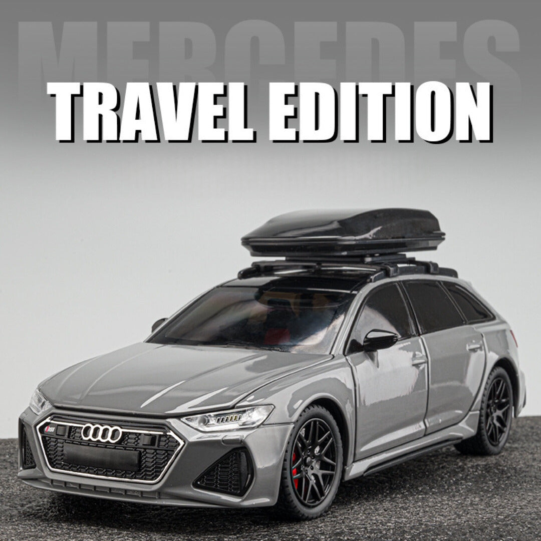 Audi Rs6 Travel Version Metal Car Toys For Kids 1:24 - Black