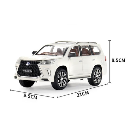 Lexus Lx570 Metal Car Toys For Kids 1:24 - White