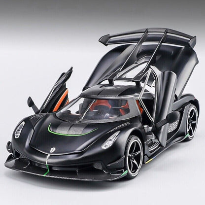 Koenigsegg One Metal Car Toys For Kids 1:24 - Black