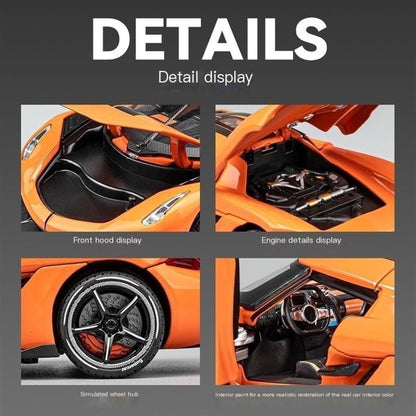 Koenigsegg One Metal Car Toys For Kids 1:24 - Orange