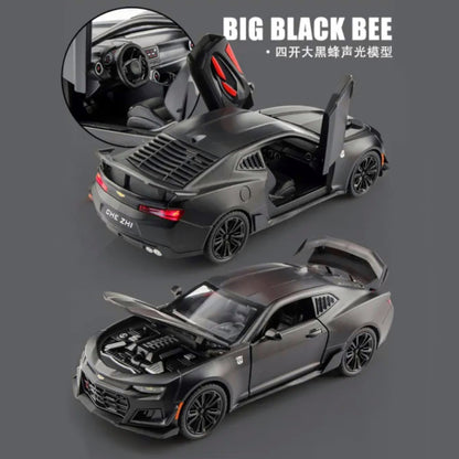 Bumblebee Chevrolet Metal Car Toys For Kids 1:32 - Black