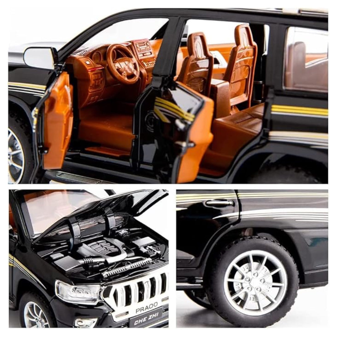 Prado Metal Car Toys For Kids 1:24 - Black