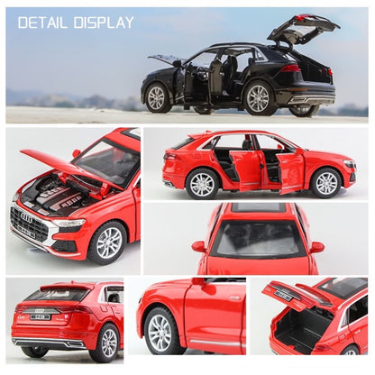 Audi Q8 Metal Car Toys For Kids 1:32 - Red