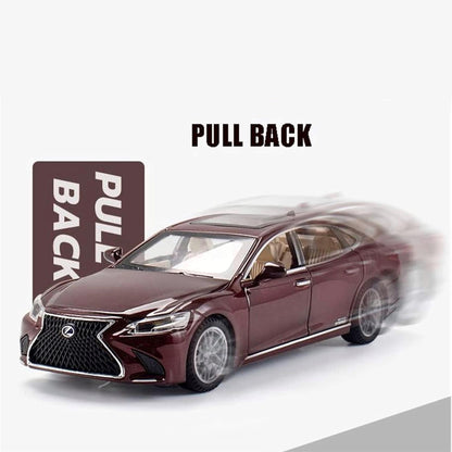 Lexus LS500H Metal Car Toys For Kids 1:32 - Brown