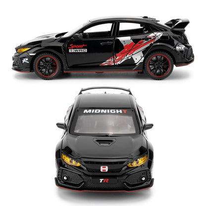 Honda Civic Type-R Car Metal Car Toys For Kids 1:32 - Black