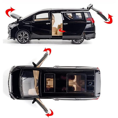 Alphard Metal Car Toys For Kids 1:32 - Black