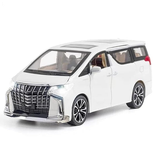 Alphard Metal Car Toys For Kids 1:32 - White