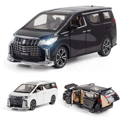 Alphard Metal Car Toys For Kids 1:32 - White