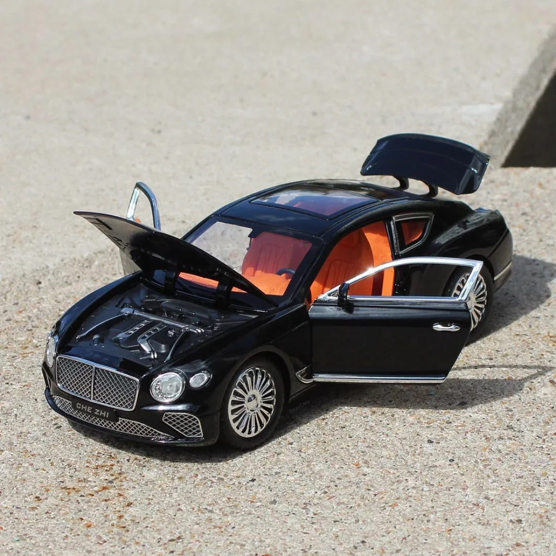 Bentley Continental Metal Car Toys For Kids 1:24 - Black