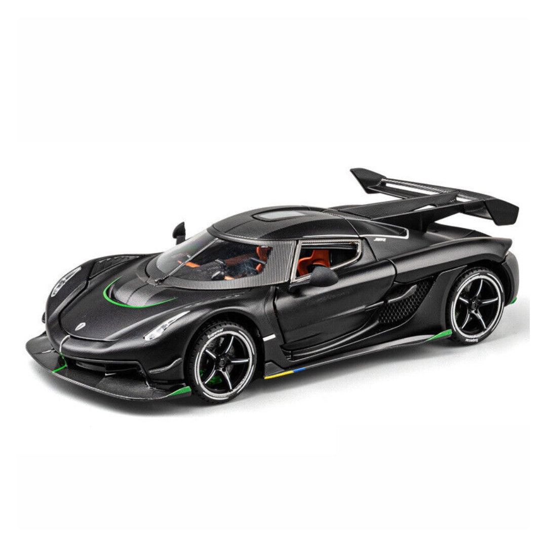 Koenigsegg One Metal Car Toys For Kids 1:24 - Black