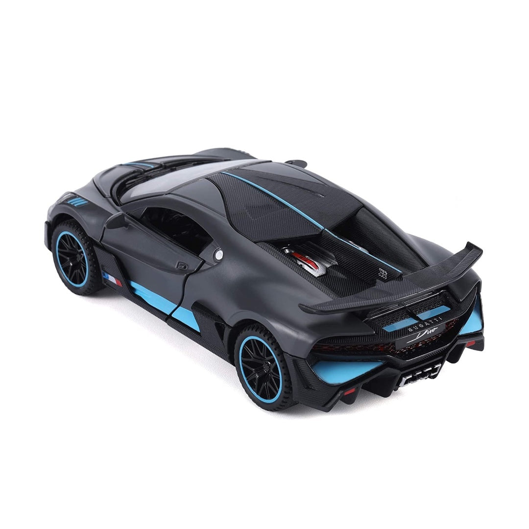 Bugatti Divo Metal Car Toys For Kids 1:32 - Black