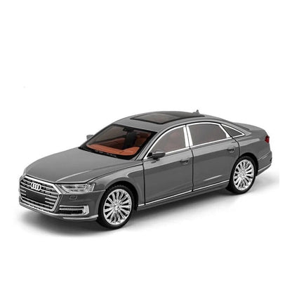 Audi A8 Metal Car Toys For Kids 1:24 - Silver