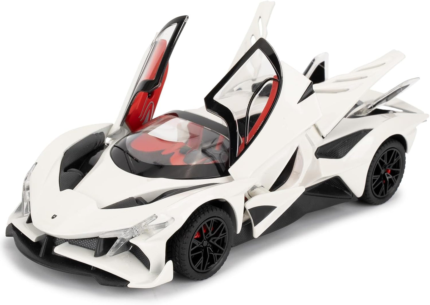 Apollo Evo Metal Car Toys For Kids 1:24 - White