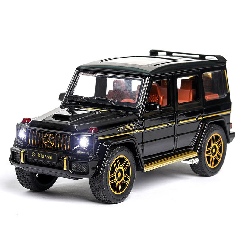 Mercedes Benz G63 Metal Car Toys For Kids 1:24 - Black