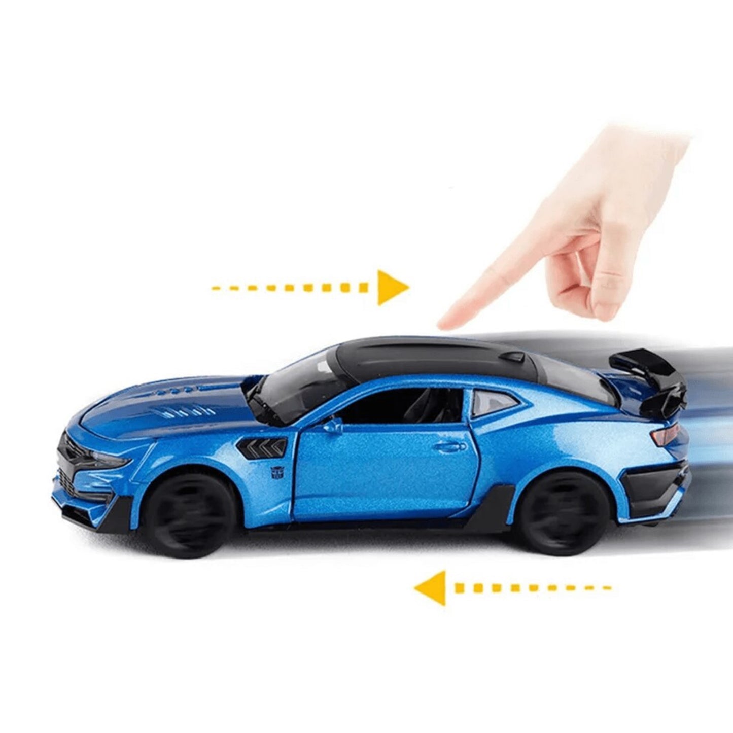 Chevrolet Bumblebee Metal Car Toys For Kids 1:24 - Blue