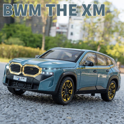 BMW Xm Metal Car Toys For Kids 1:24 - SkyBlue