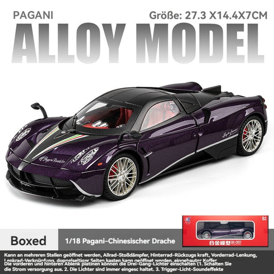 Pagani Metal Car Toys For Kids 1:18 - Purple