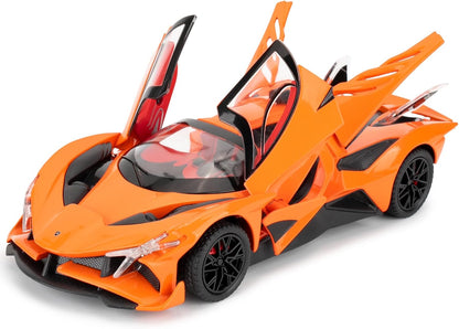 Apollo Evo Metal Car Toys For Kids 1:24 - Orange