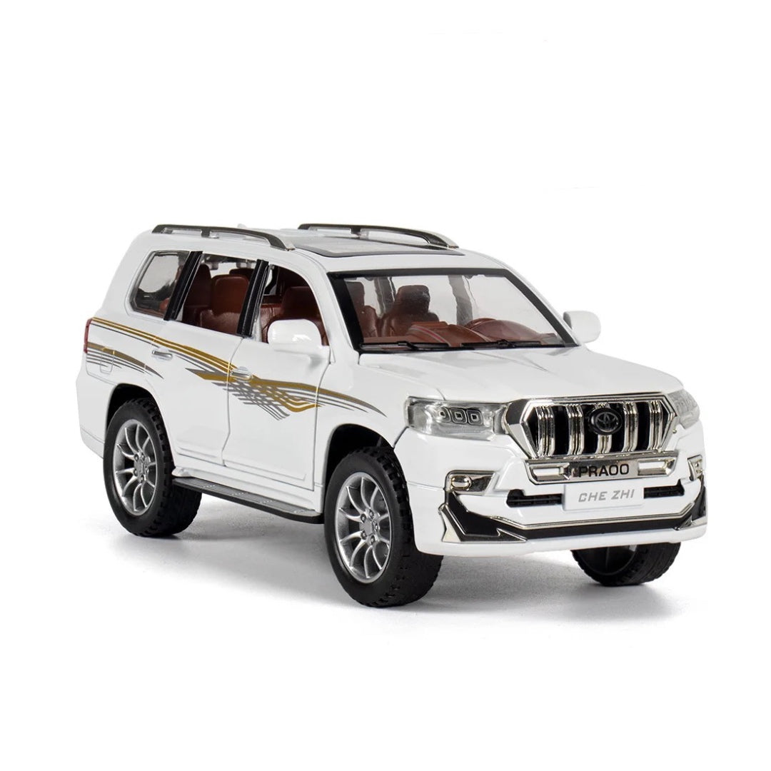 Prado Metal Car Toys For Kids 1:24 - White