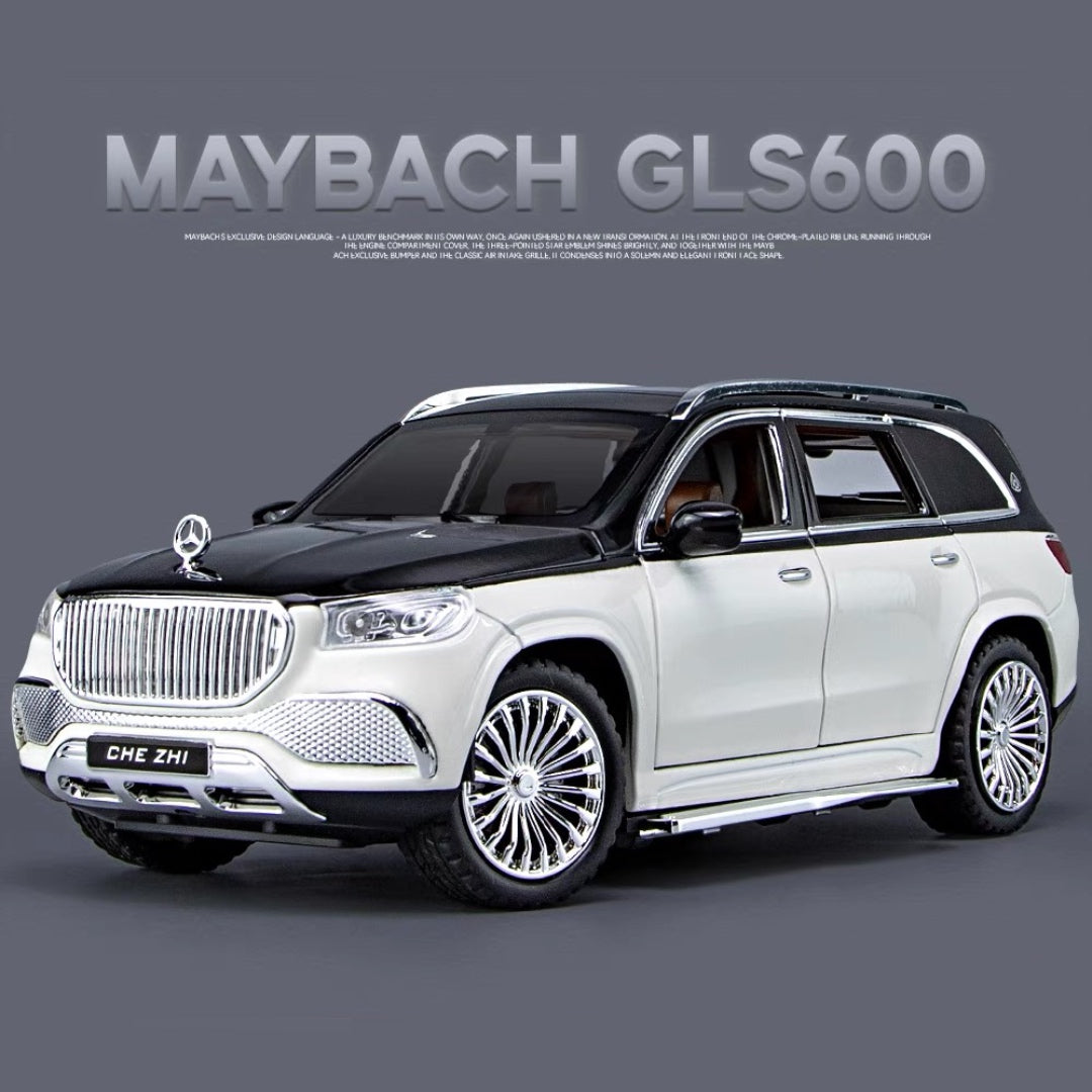 Maybach Amg Gls63 Metal Car Toys For Kids 1:24 - White