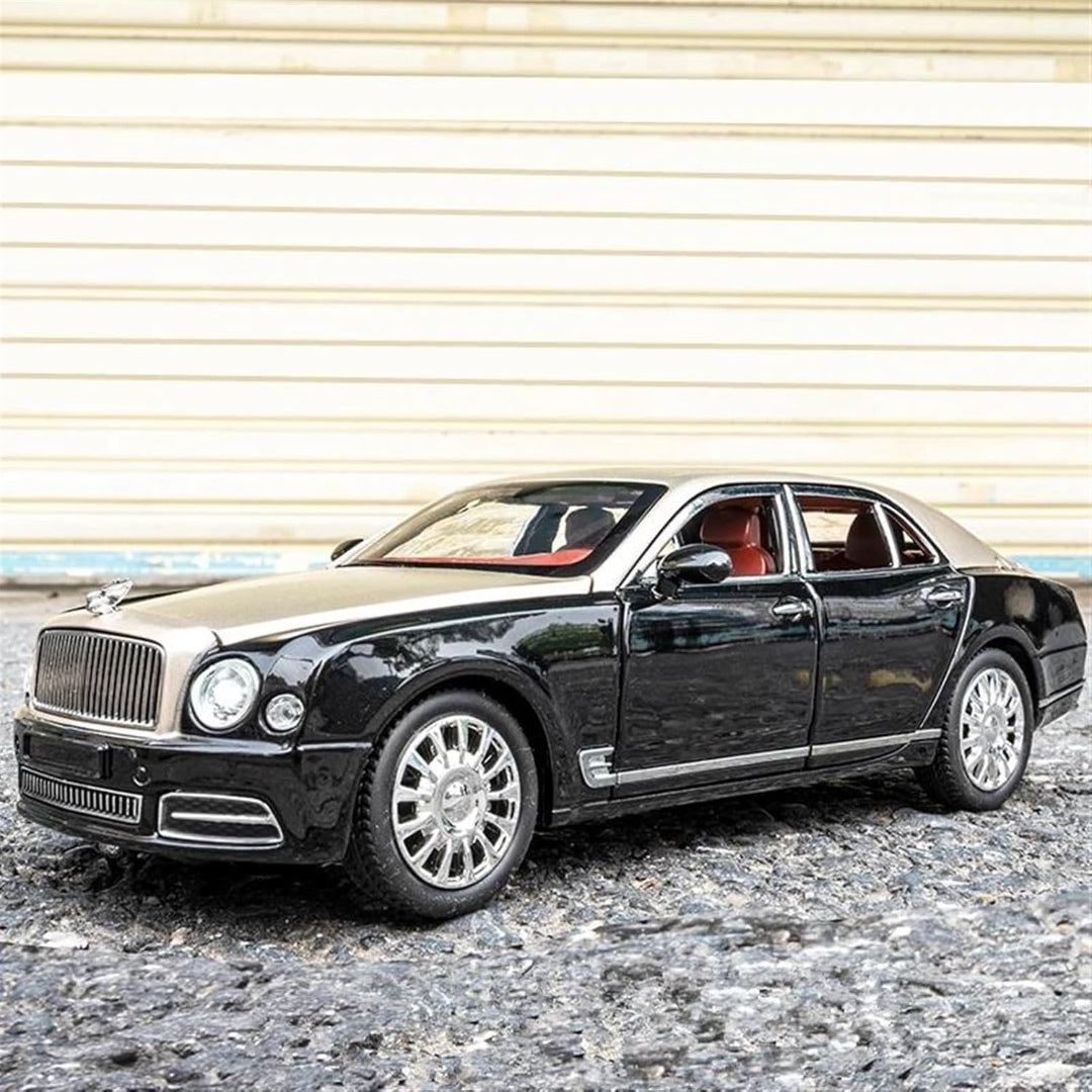 Bentley Mulsanne Metal Car Toys For Kids 1:24 - Golden