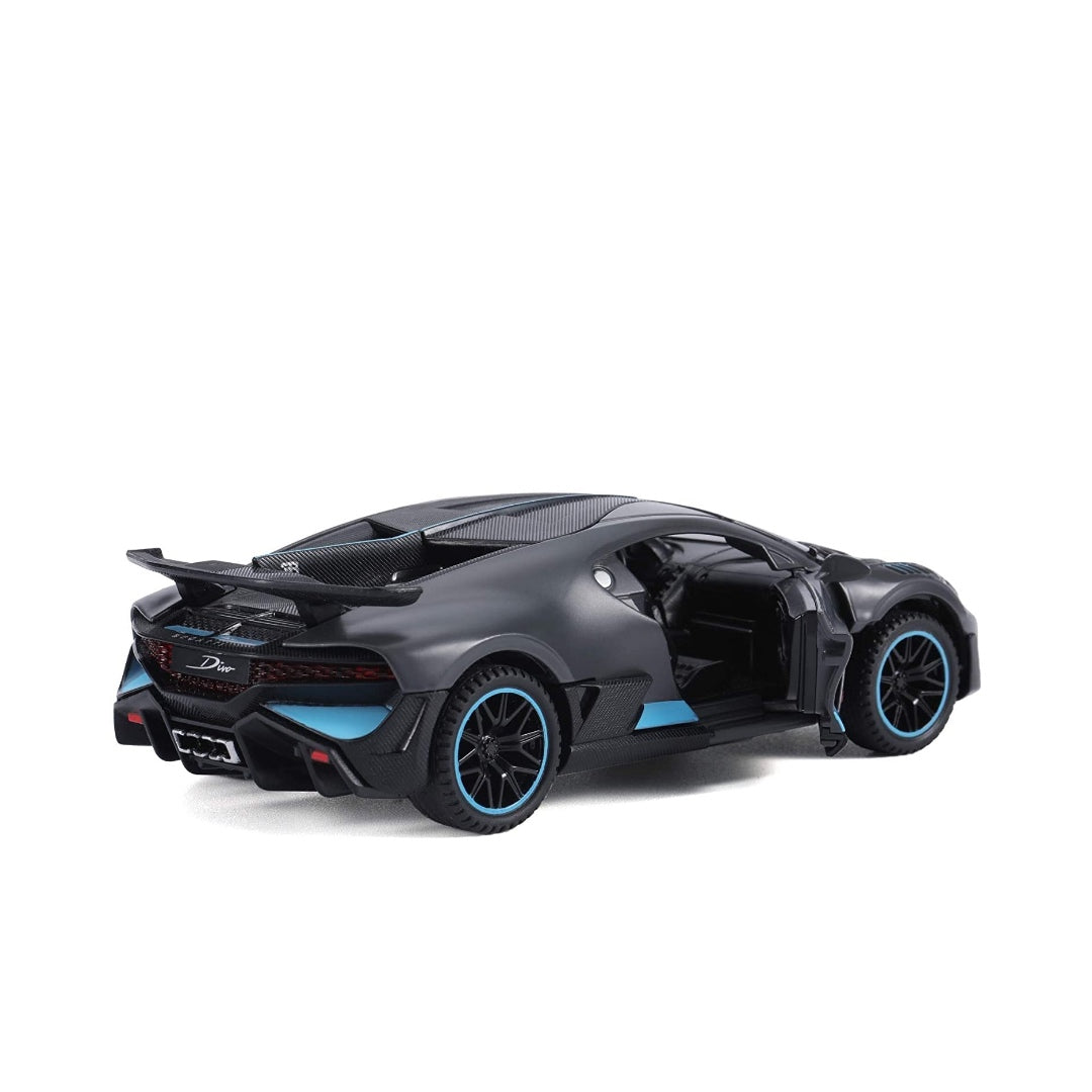 Bugatti Divo Metal Car Toys For Kids 1:32 - Black