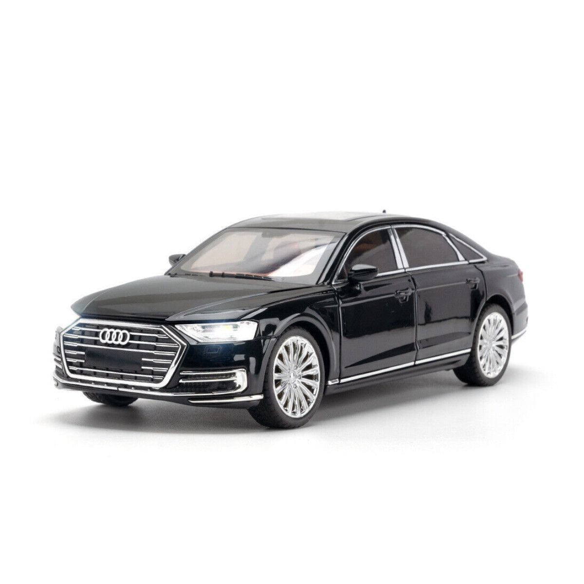 Audi A8 Metal Car Toys For Kids 1:24 - Black