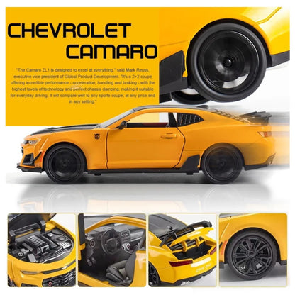 Chevrolet Bumblebee Metal Car Toys For Kids 1:24 - Yellow